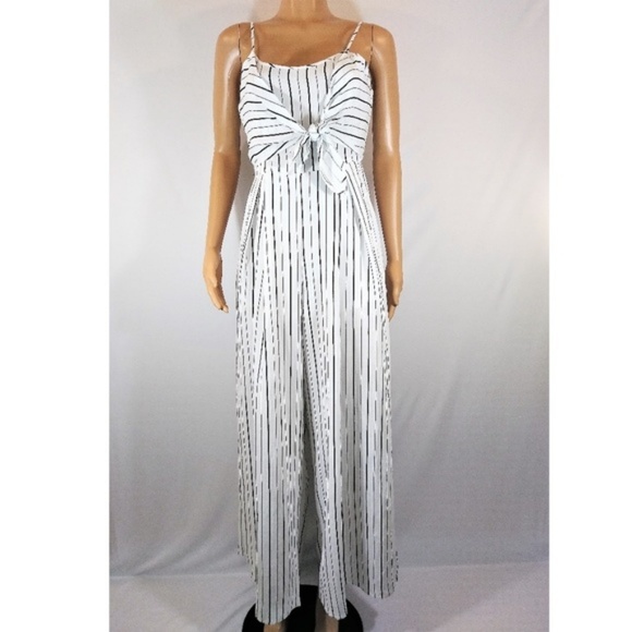 flying tomato striped jumpsuit